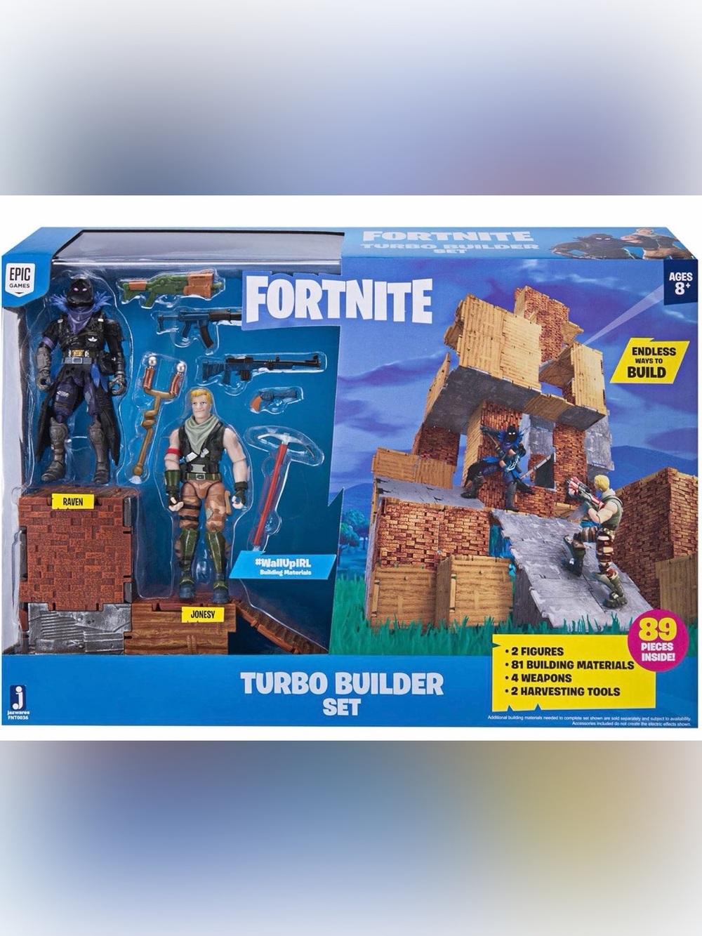 Fortnite Turbo Builder Set Action Figures - Blue